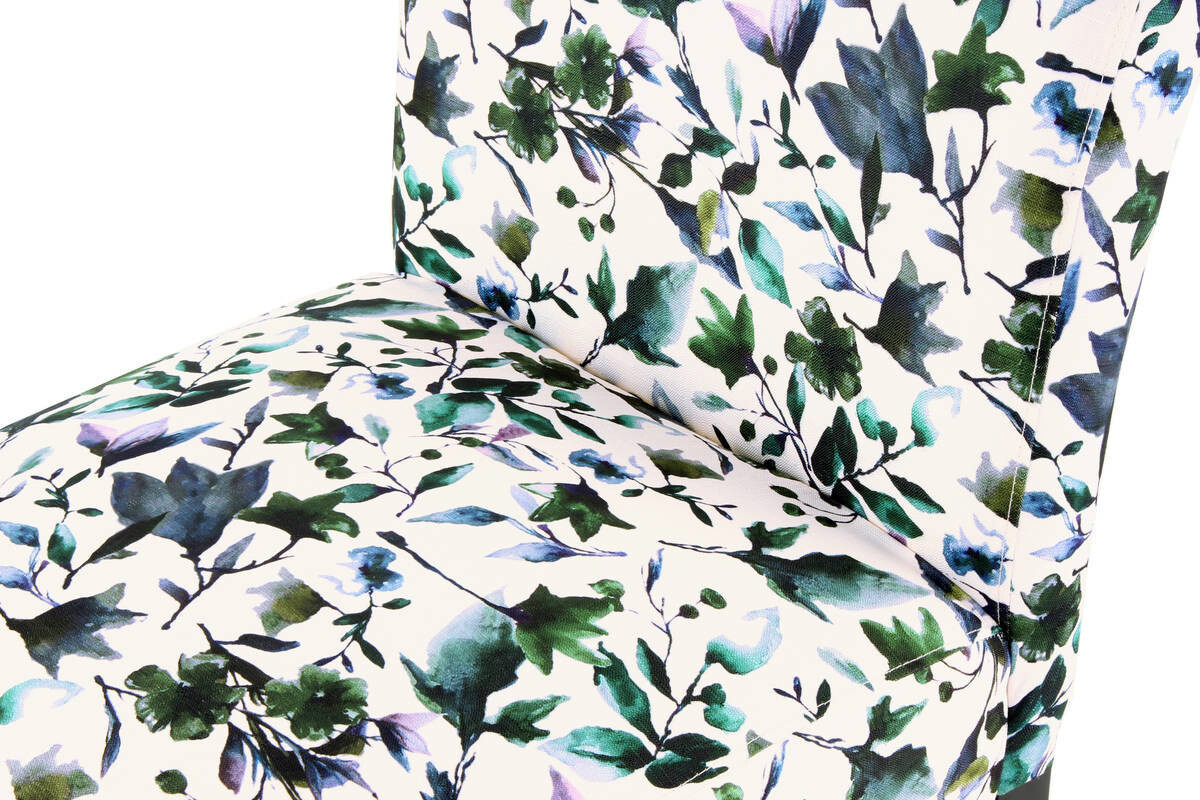 Stuhl Indira 100 grün weiß Microfaser Microfaser B/H/T: ca. 55x92x77 cm