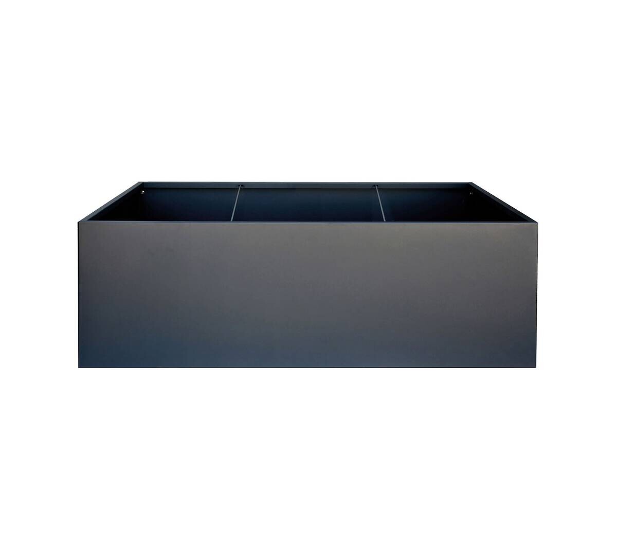 Herstera Garden Pflanzkasten grau Stahl B/H/L: ca. 100x50x150 cm