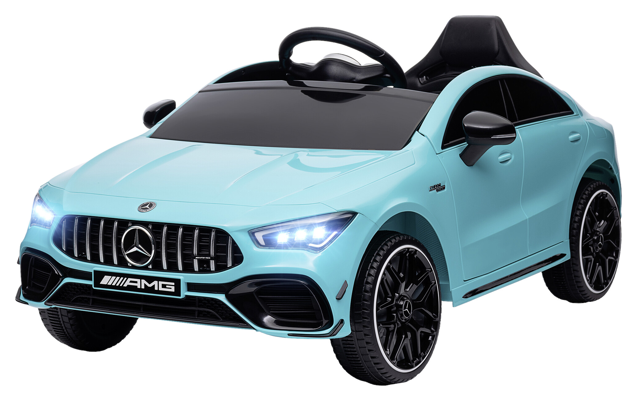 AIYAPLAY Kinder Elektroauto hellblau B/H/L: ca. 61x45x110 cm