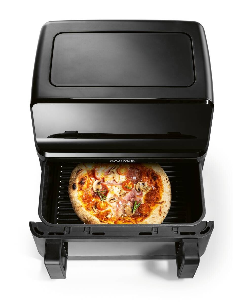 Rachs KOCHWERK Heißluftfritteuse 14349 schwarz Kunststoff B/H/L: ca. 37,5x38x30 cm ca. 9 l