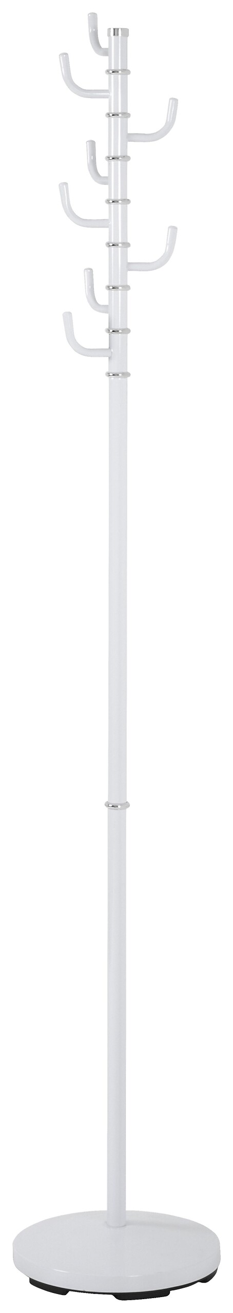 Garderobenständer weiß lackiert H: ca. 172 cm