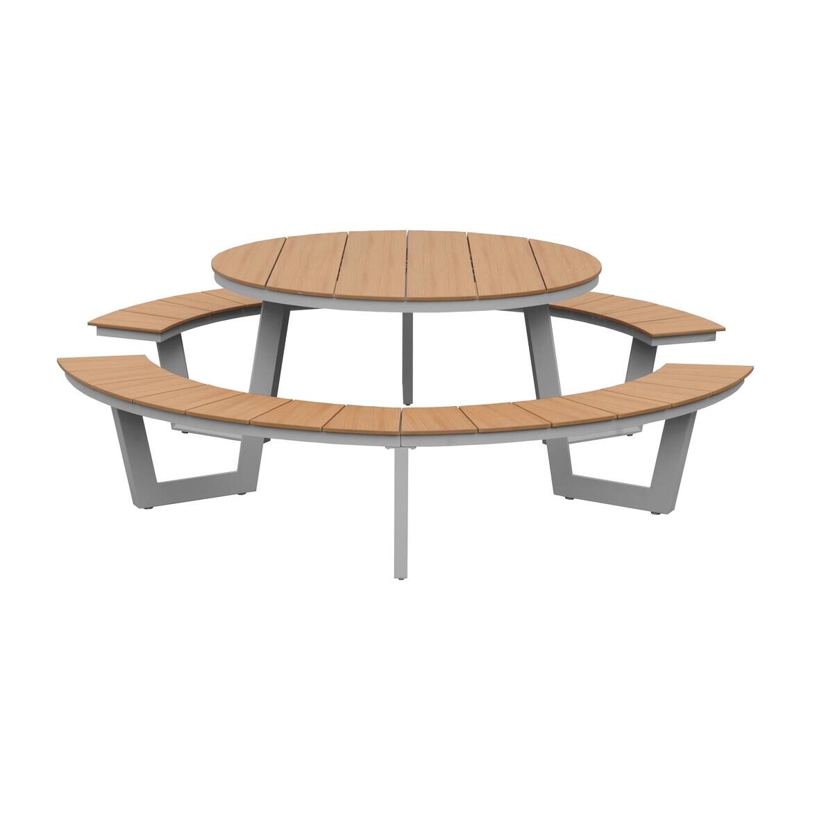 POCOline Gartensitzgruppe grau Alu