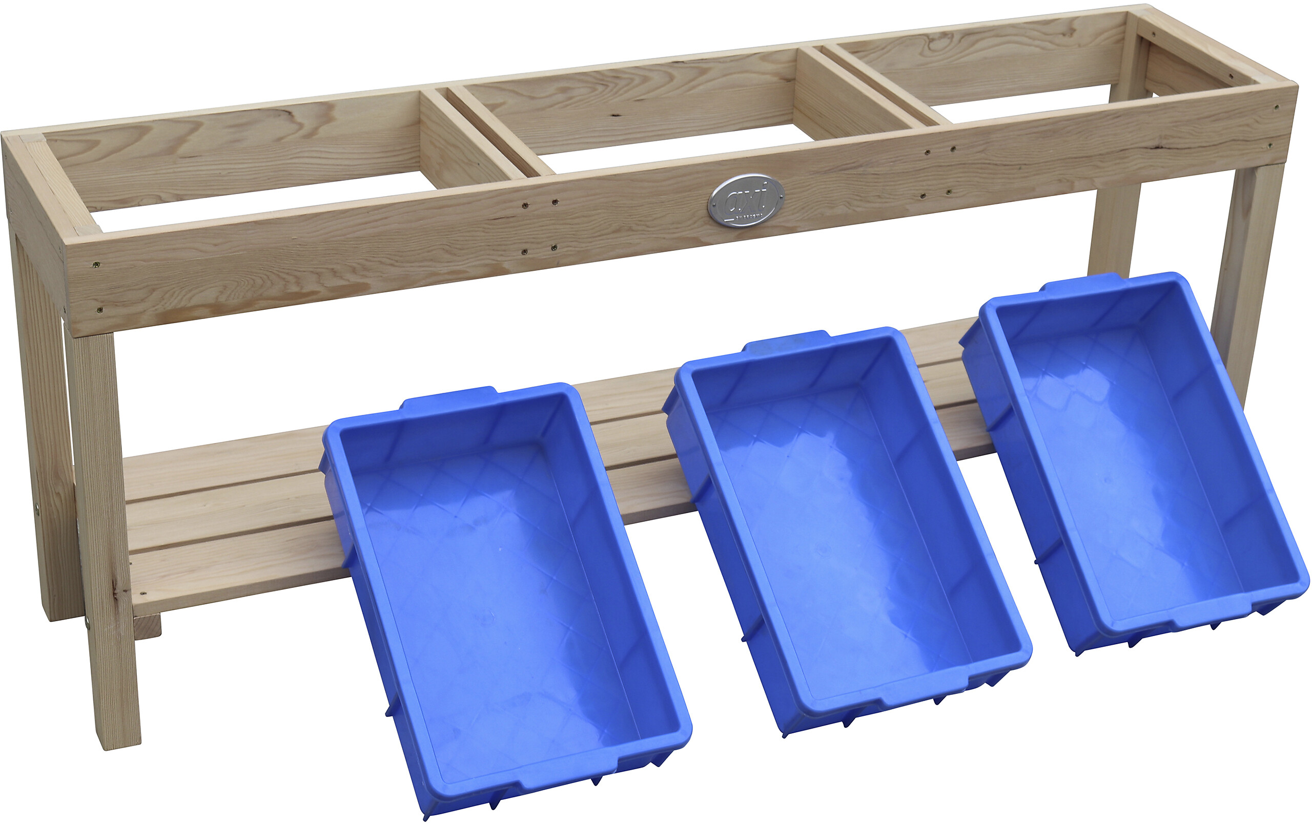 AXI Aktivitäten-Tisch blau B/H/L: ca. 124x50x27 cm