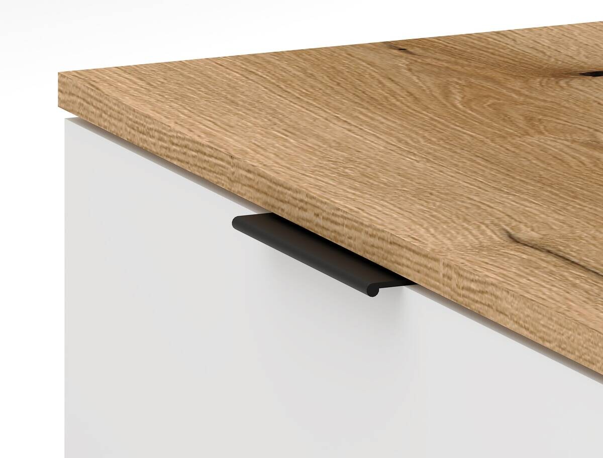 Garderobe NORDIC Eiche Evoke Oak Nachbildung weiß B/H/T: ca. 65x204x40 cm