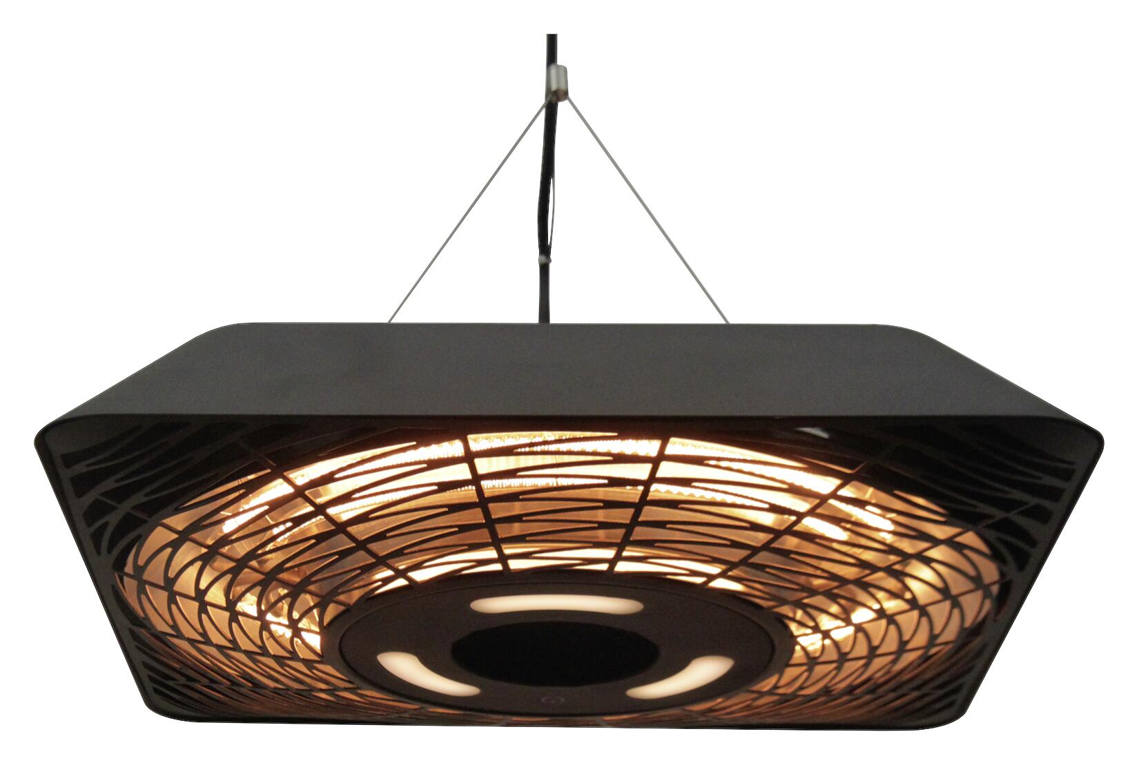 Outsunny Deckenheizstrahler 842-136V90 schwarz B/H/T: ca. 45x10x45 cm