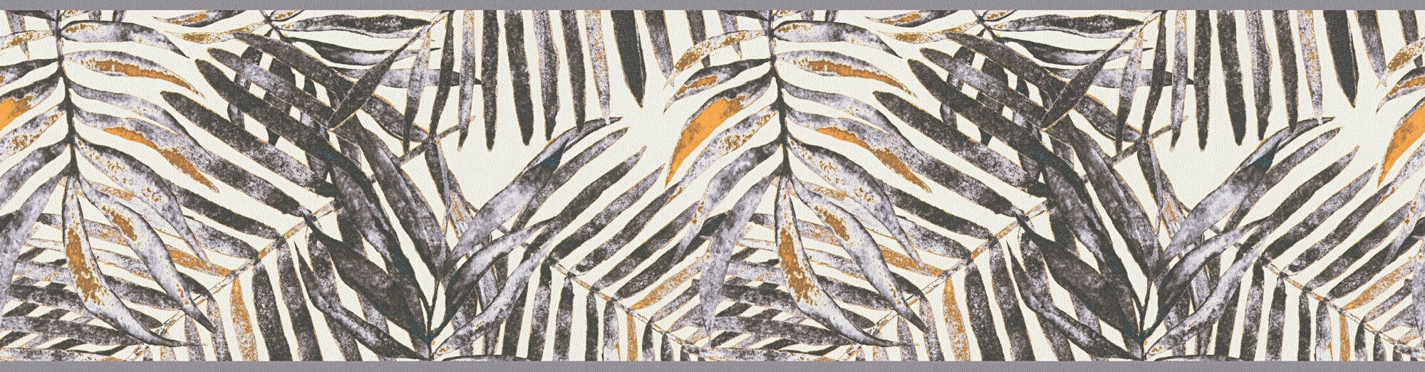 A.S.Creation Bordüre schwarz grau gelb B/H/D: ca. 17x500x6,8 cm