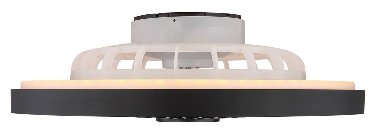 GLOBO Deckenventilator mattschwarz Opal H/D: ca. 15,9x54 cm max. 45 W