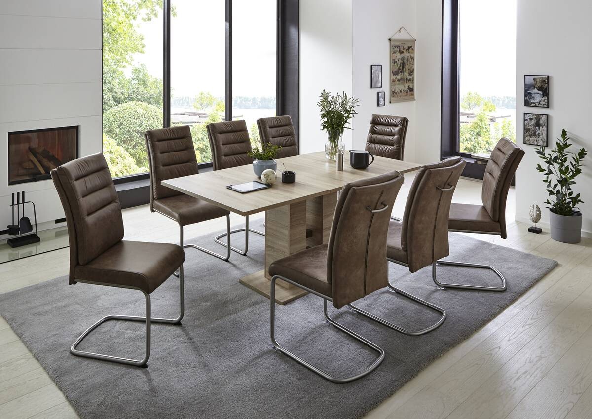 Esstisch HELENA II Eiche Sonoma Nachbildung B/H/T: ca. 140x76x90 cm