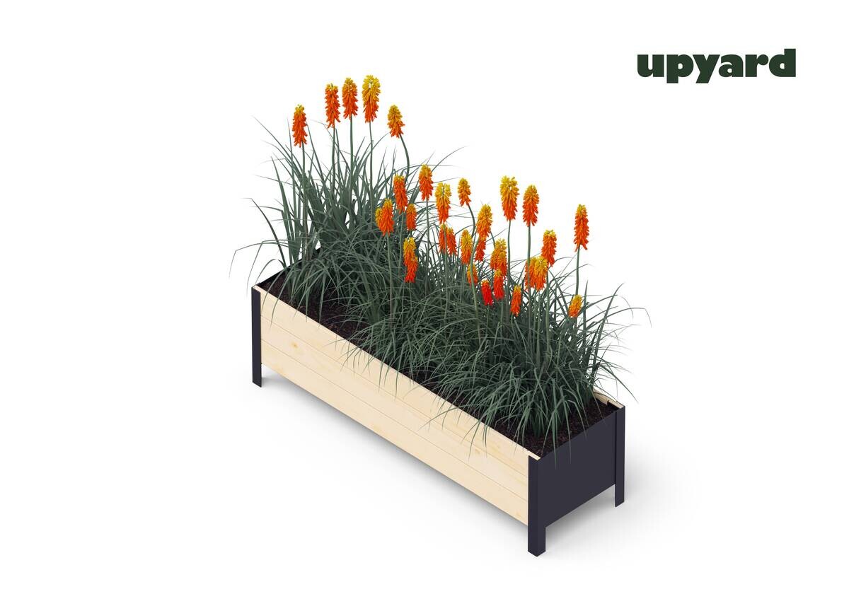 UPYARD Hochbeet MODERN natur Holz B/H/L: ca. 36x32x118 cm