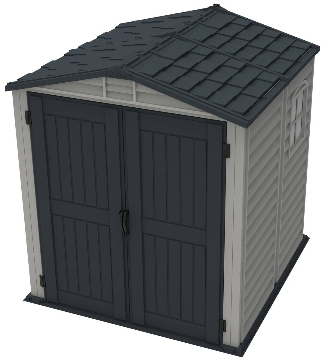 VCM Gerätehaus grau B/H/L: ca. 186x213x190 cm