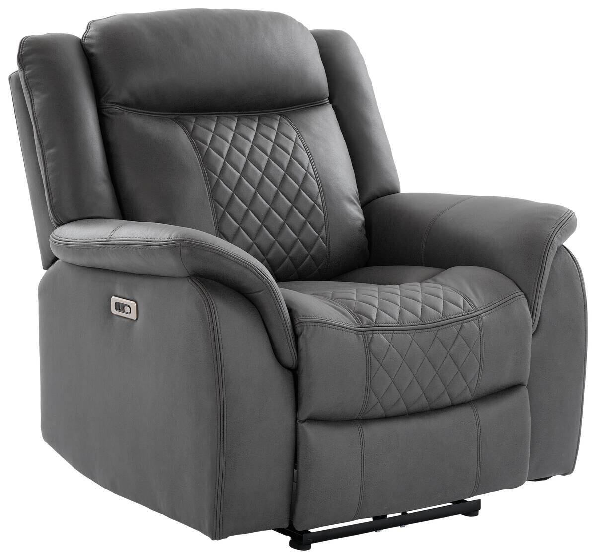 Sessel Pedro grau Microfaser B/H/T: ca. 103x108x94 cm