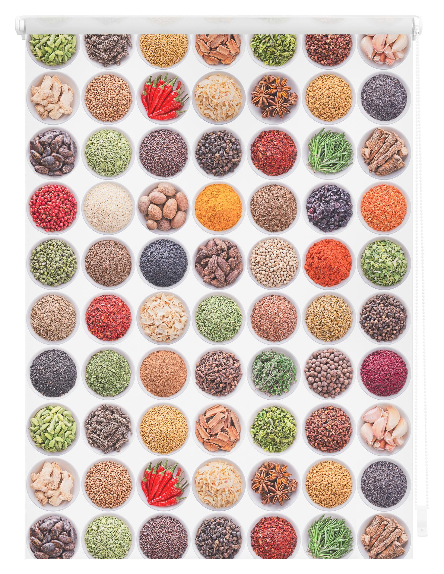 LICHTBLICK Rollo Gewürze bunt B/L: ca. 100x150 cm