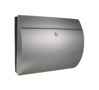 HI Briefkasten Edelstahloptik B/H/T: ca. 38x30,4x13,3 cm