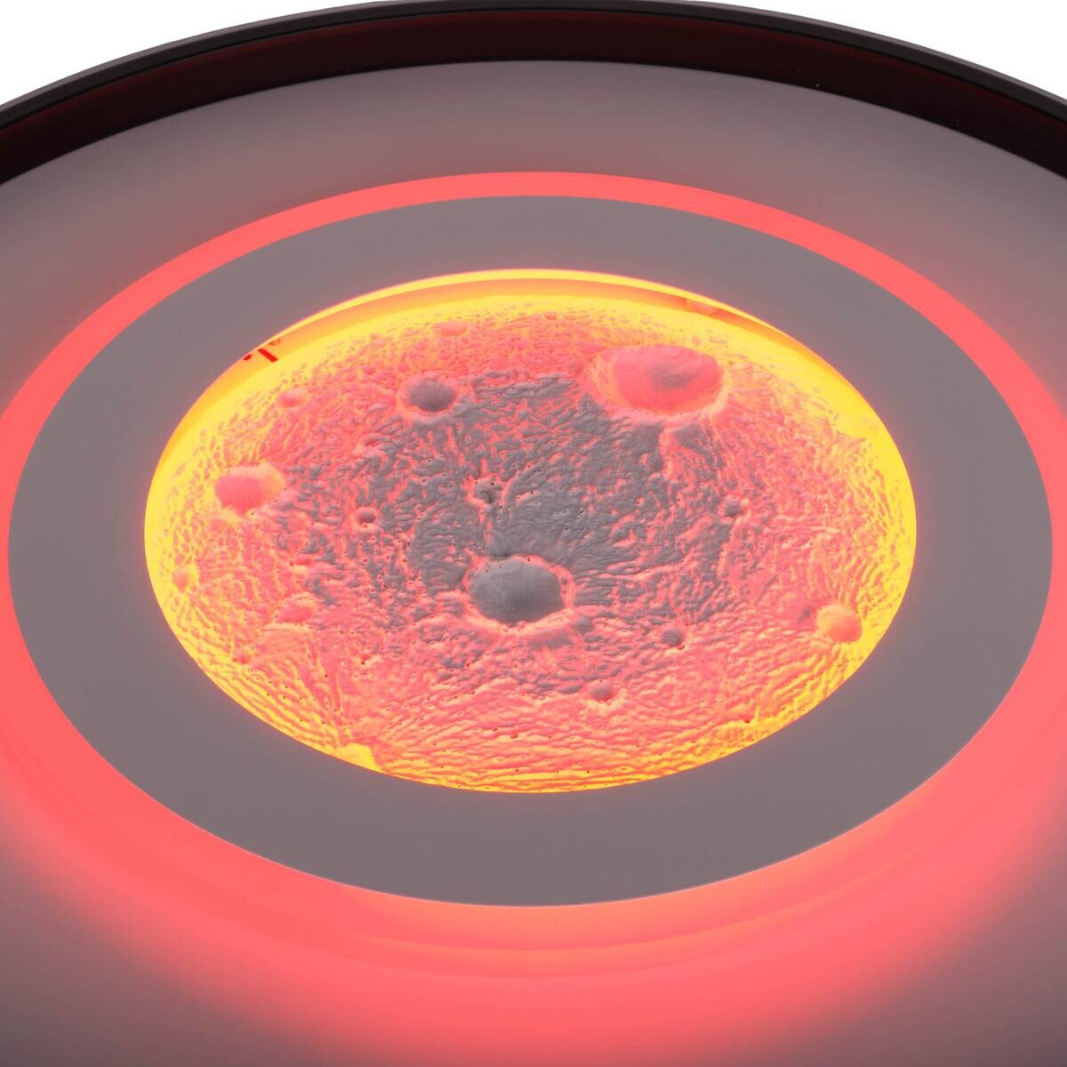 Näve Leuchten Deckenleuchte weiß Metall Kunststoff B/H/T: ca. 50x6x50 cm null 3 Brennstellen