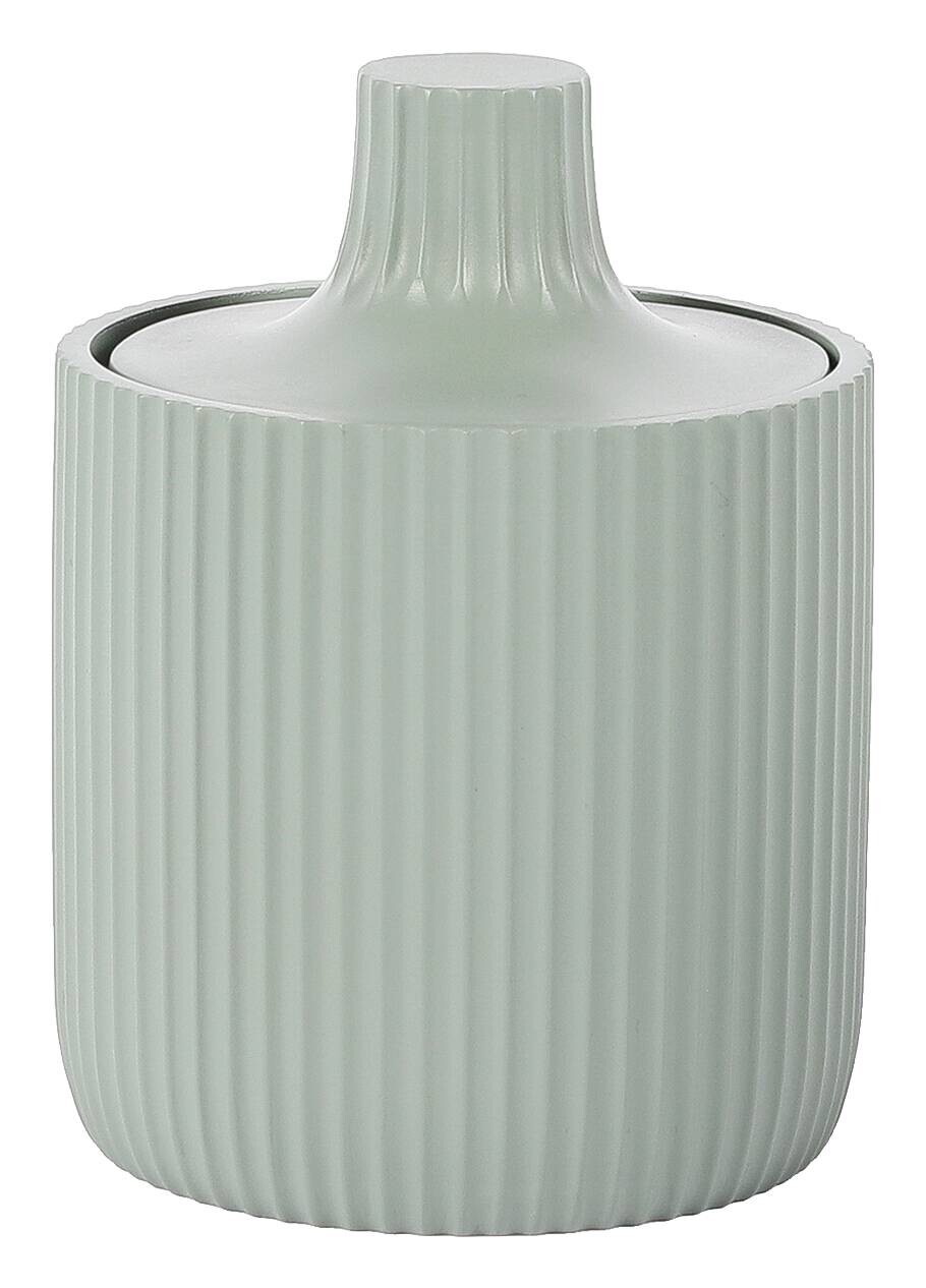 Aufbewahrungsdose Samos grün Polyresin B/H: ca. 8,5x12 cm