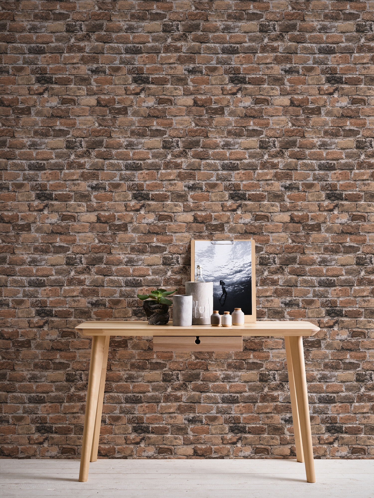 A.S.Creation Vliestapete braun B/H/D: ca. 53x1005x8,6 cm