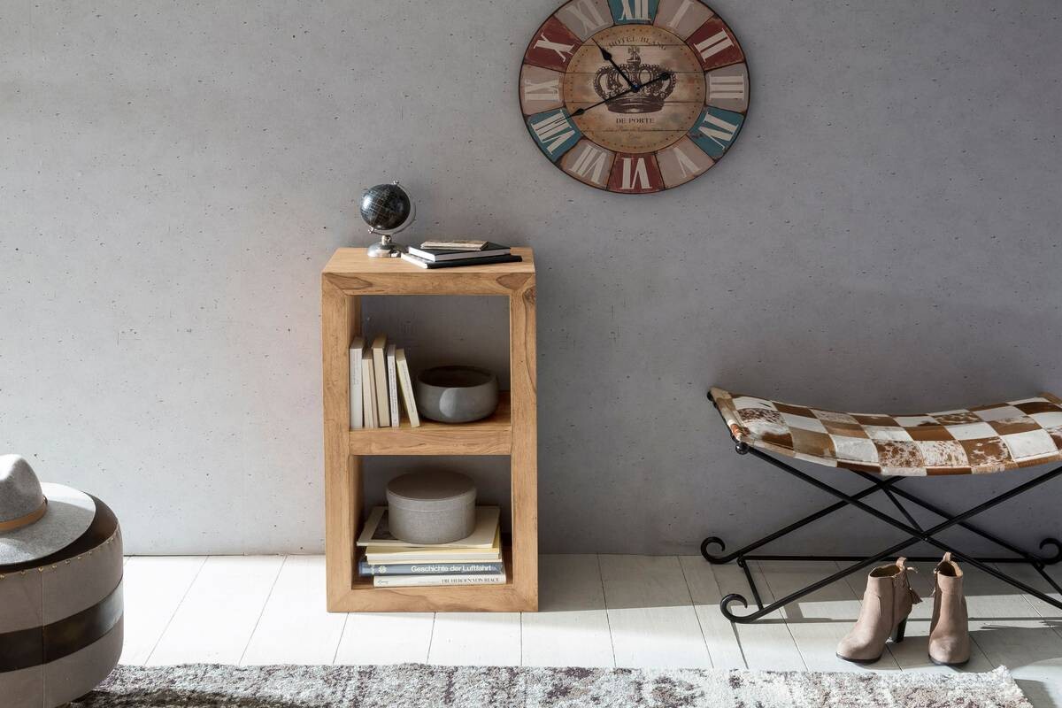 Standregal natur B/H/T: ca. 50x88x35 cm