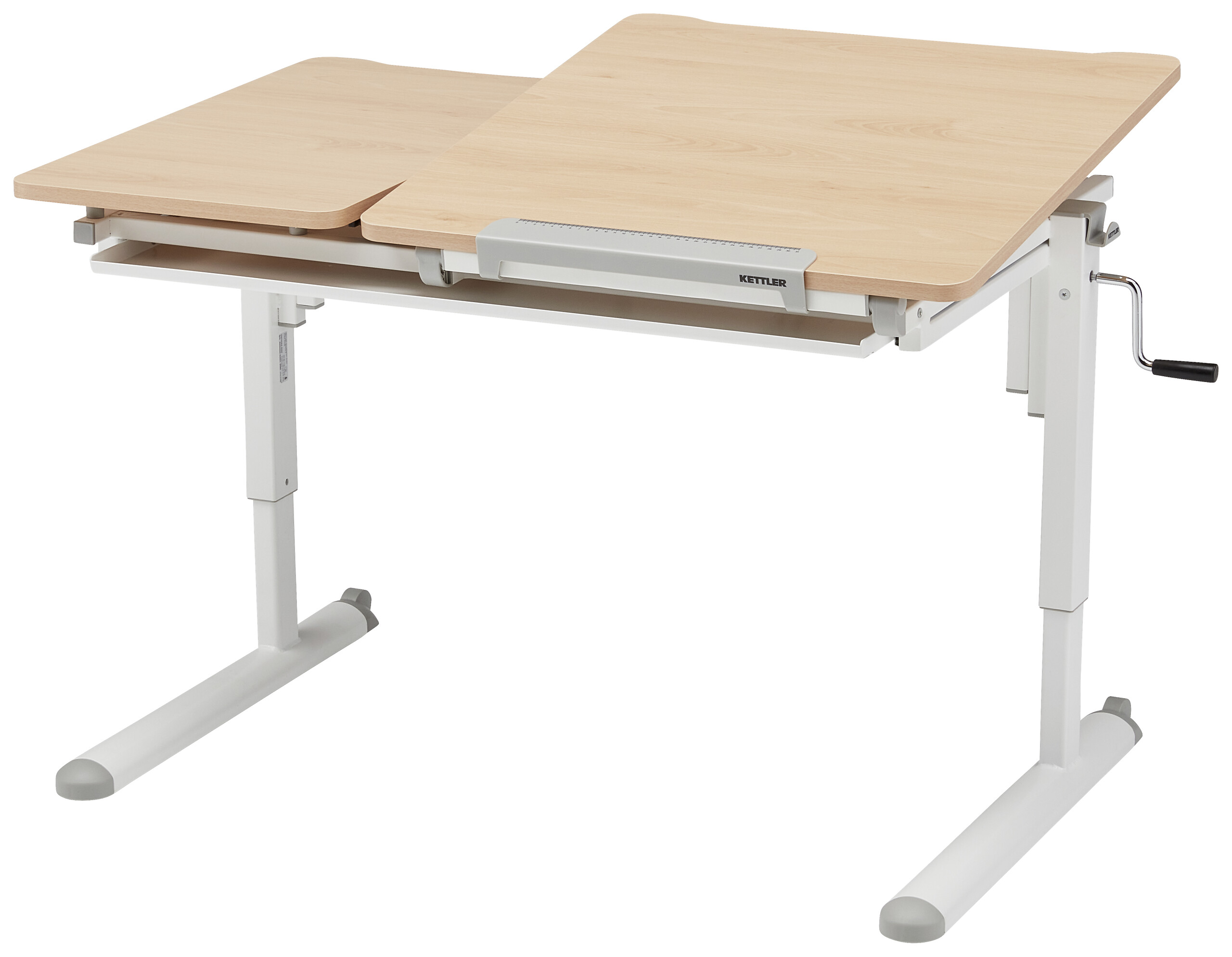 Kinderschreibtisch weiß buche Nachbildung B/H/T: ca. 110x54x72 cm Kinderschreibtisch weiß buche Nachbildung B/H/T: ca. 110x54x72 cm