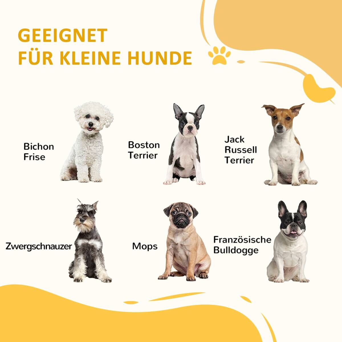 PawHut Hunde-Zubehör Eiche Spanplatte B/H/L: ca. 38,5x38,5x30 cm