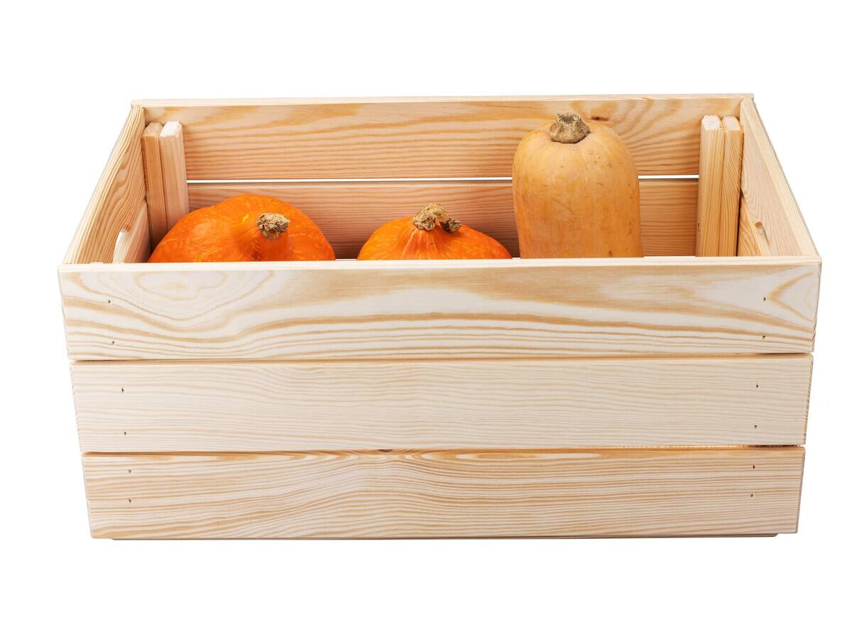 Holzkiste Valloni M natur natur Holz B/H/L: ca. 31,5x23x51 cm