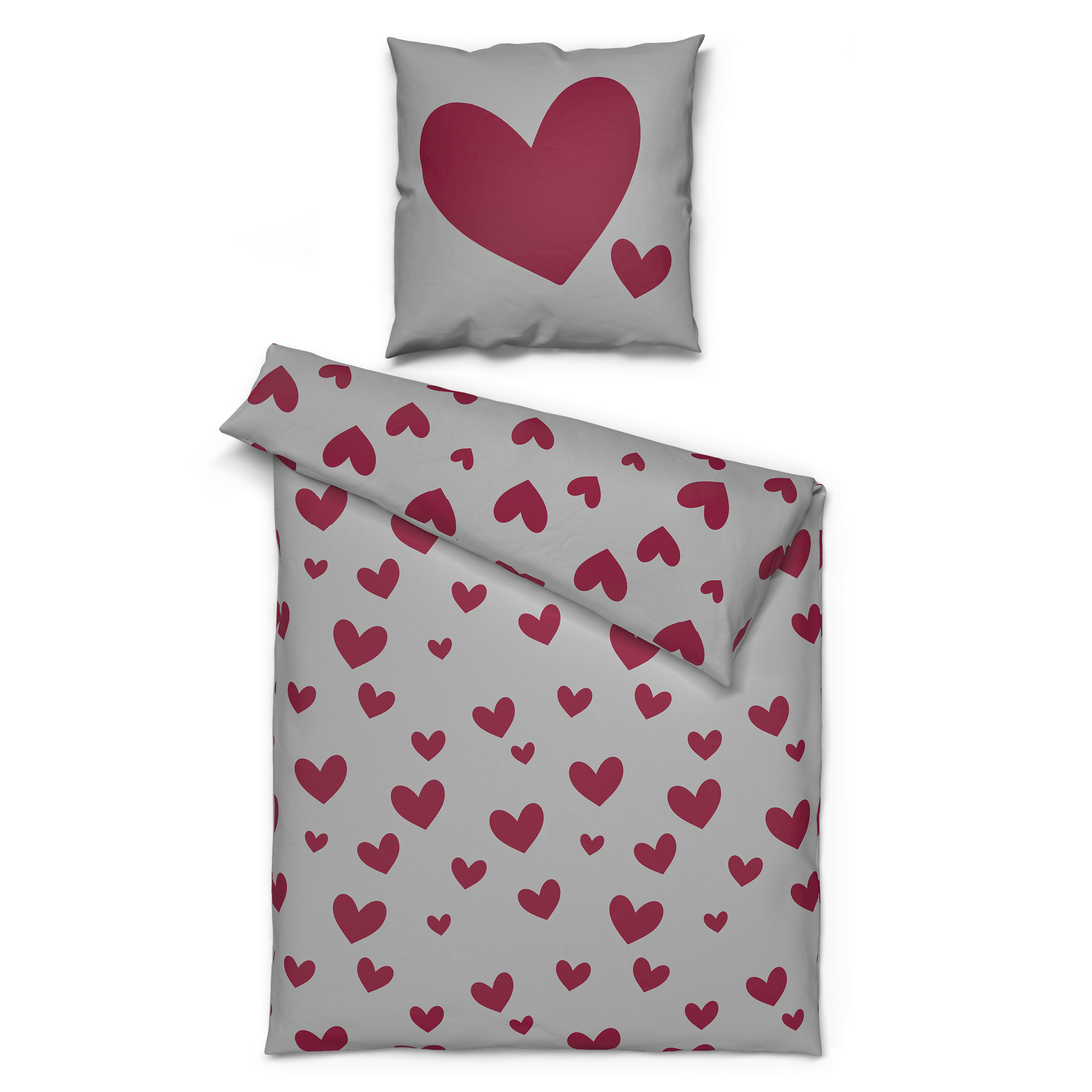 Baumwoll Bettwäsche Renforce weiß Baumwolle B/L: ca. 135x200 cm