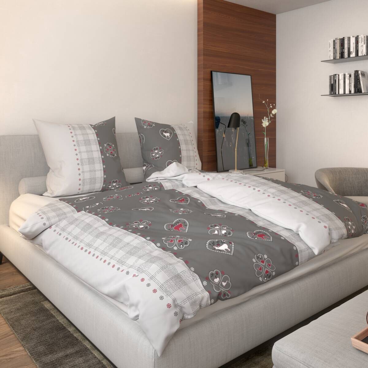 Baumwoll Bettwäsche Biber