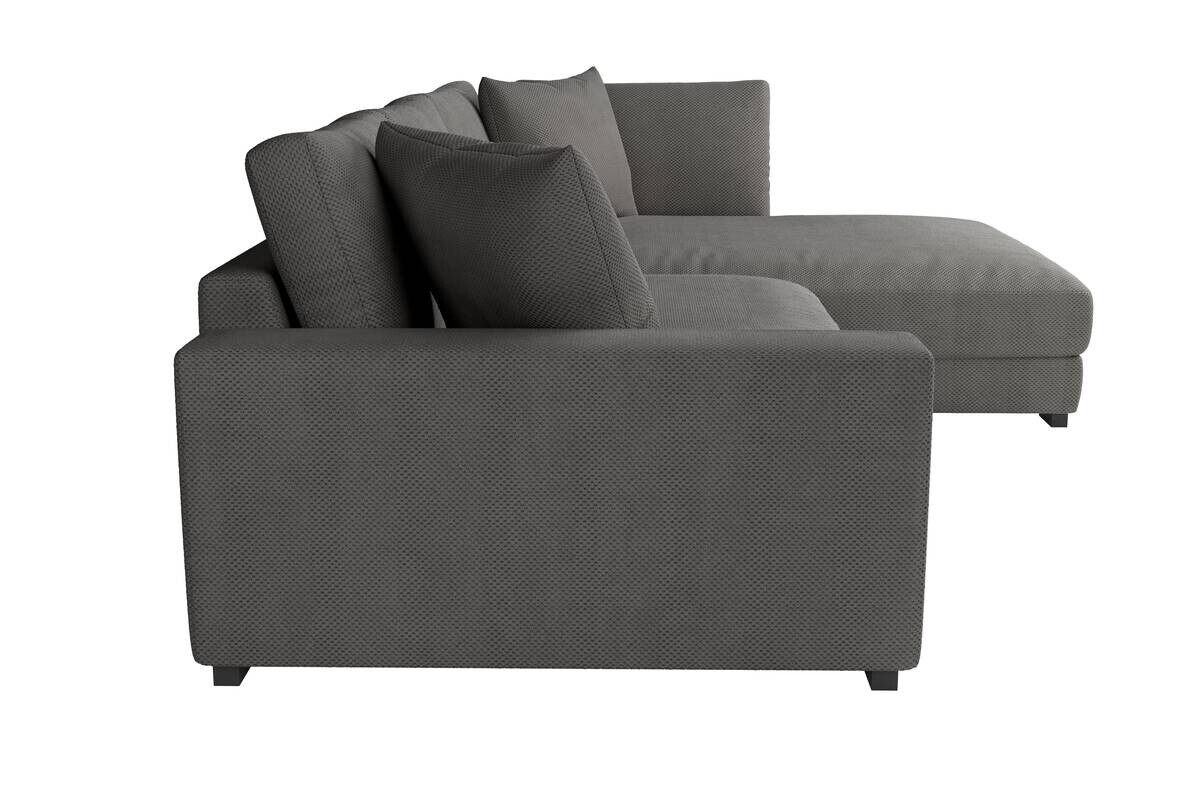 Ecksofa dunkelgrau Microfaser B/H/T: ca. 300x83x190 cm Ecksofa dunkelgrau Microfaser B/H/T: ca. 300x83x190 cm