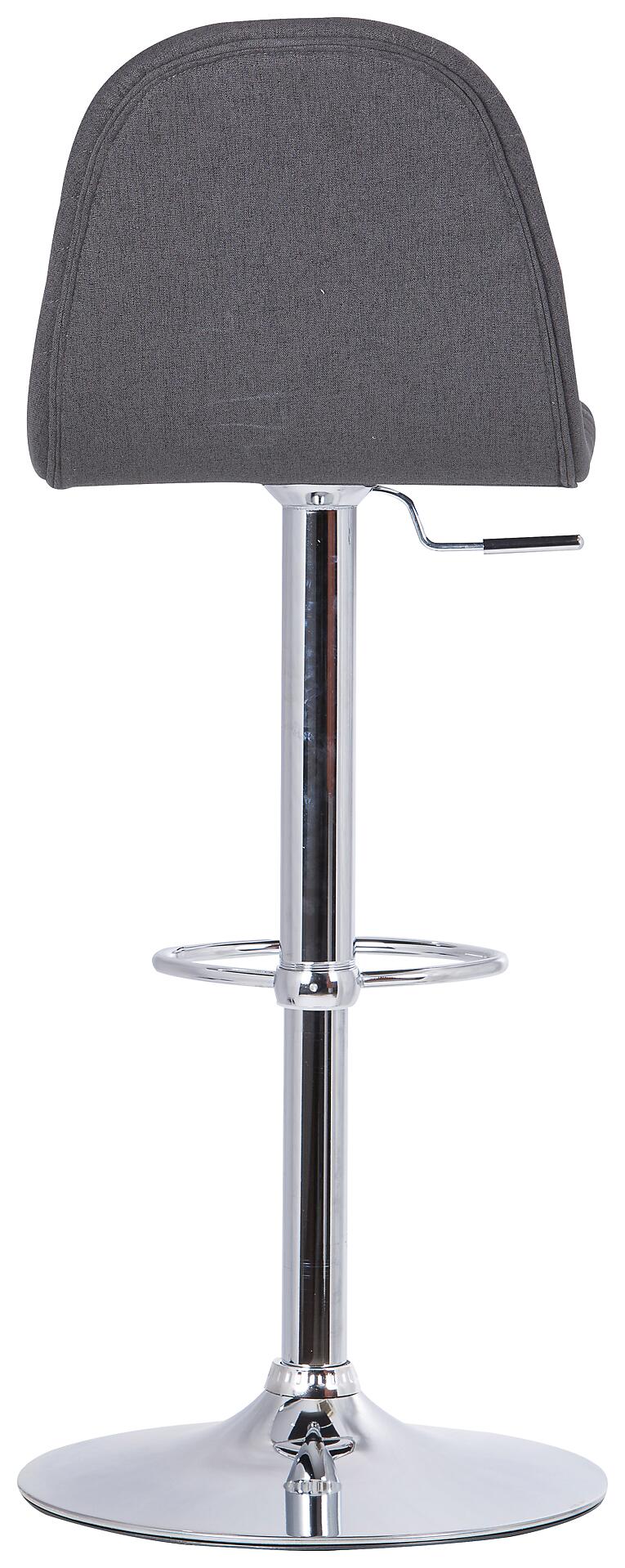 Barhocker CASINO 2er-Set anthrazit Webstoff B/H/T: ca. 41x88x52,5 cm