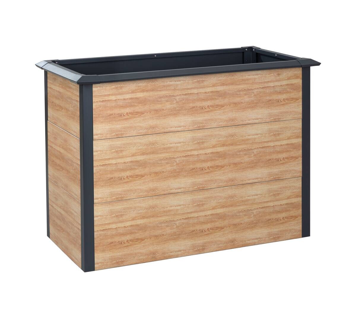 Westmann Hochbeet Primus Holzoptik Stahl B/H/L: ca. 100x113x50 cm