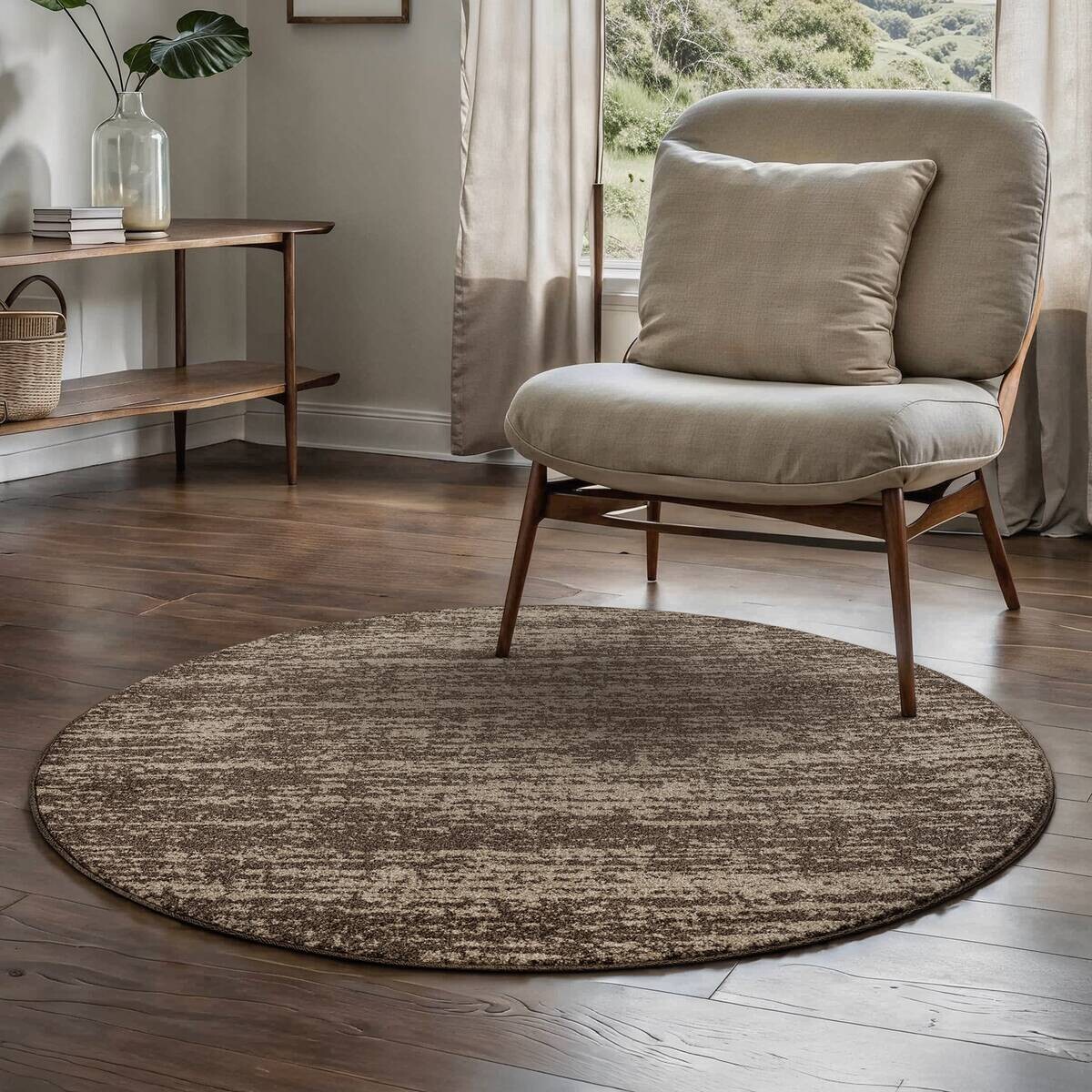 Sanat Kurzflorteppich OSLO braun D: ca. 120 cm