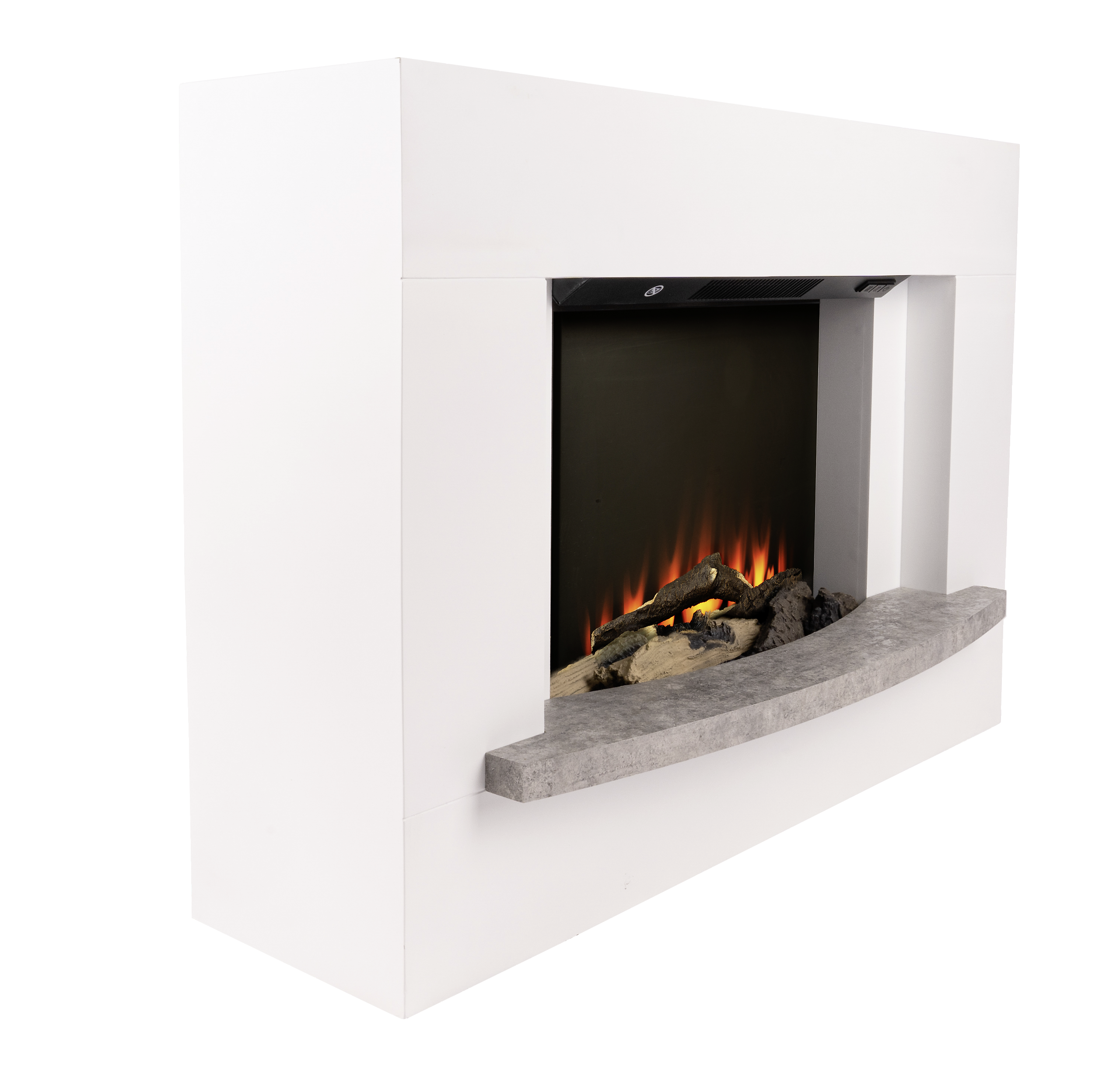 BHP Elektrischer-Kamin INE BG00749-15 weiß MDF B/H/T: ca. 100x70,5x35,5 cm ca. 1500 W