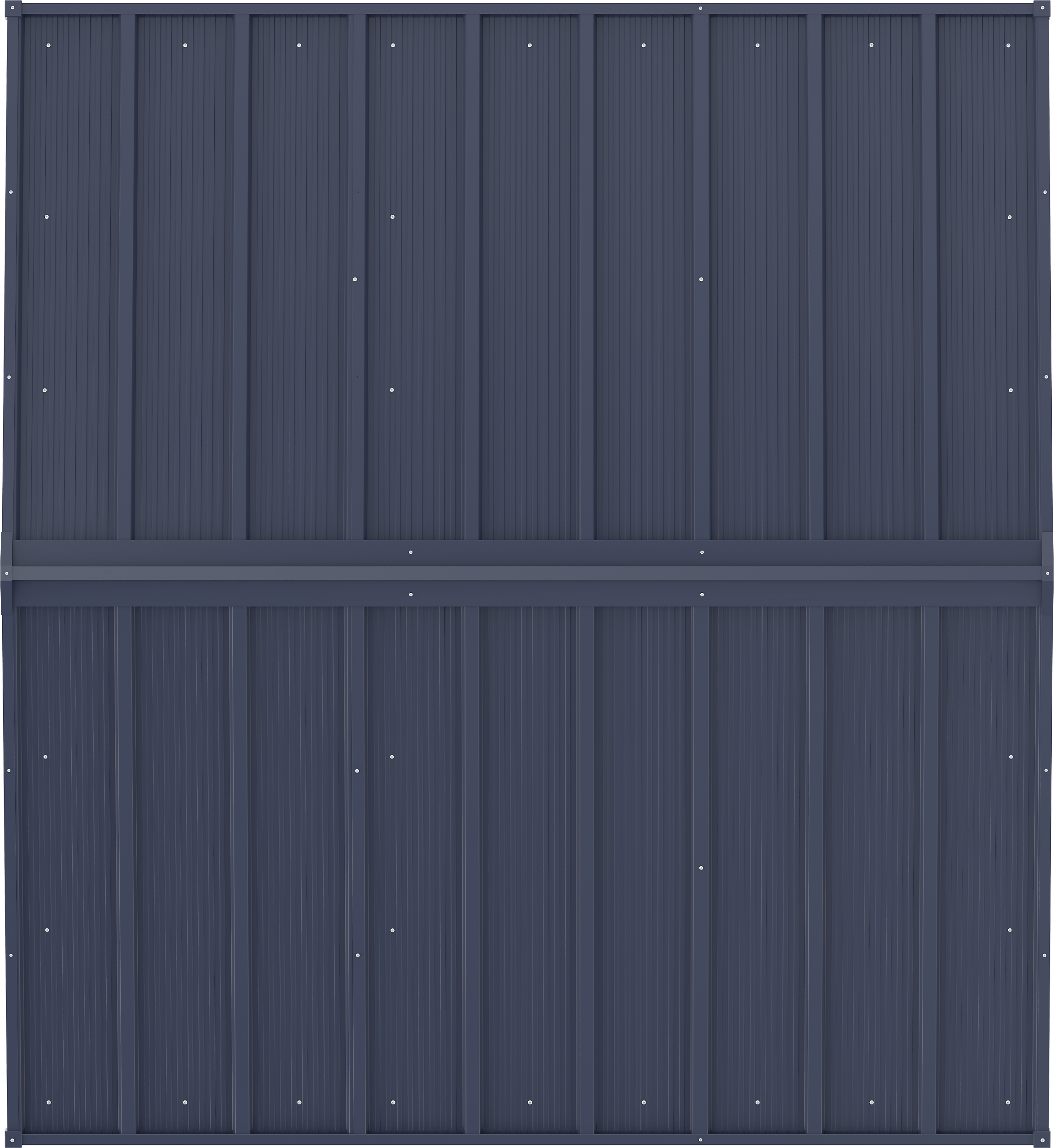 VCM Gerätehaus anthrazit B/H/L: ca. 202x181x174 cm