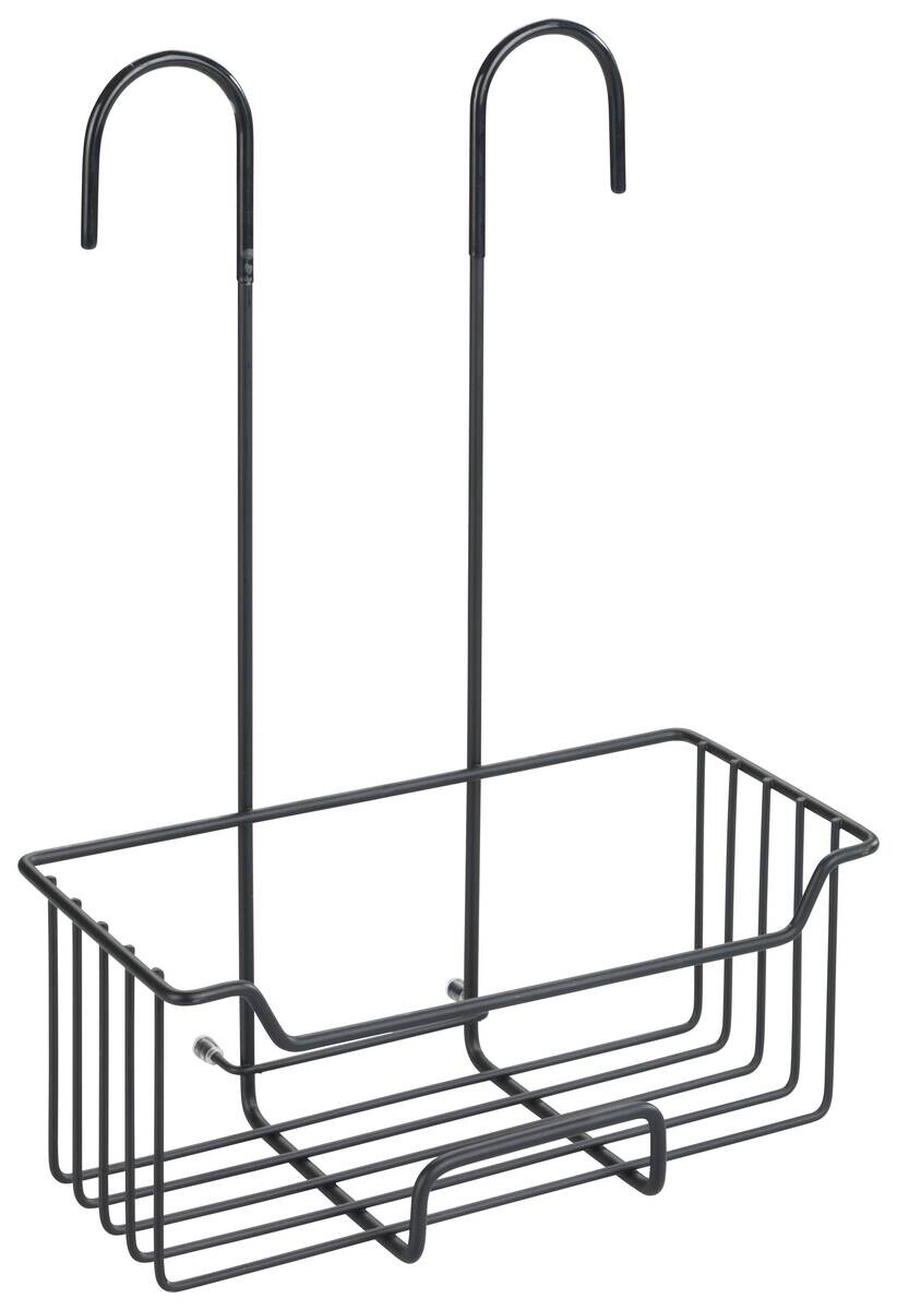 WENKO Dusch-Caddy Milo mattschwarz Edelstahl