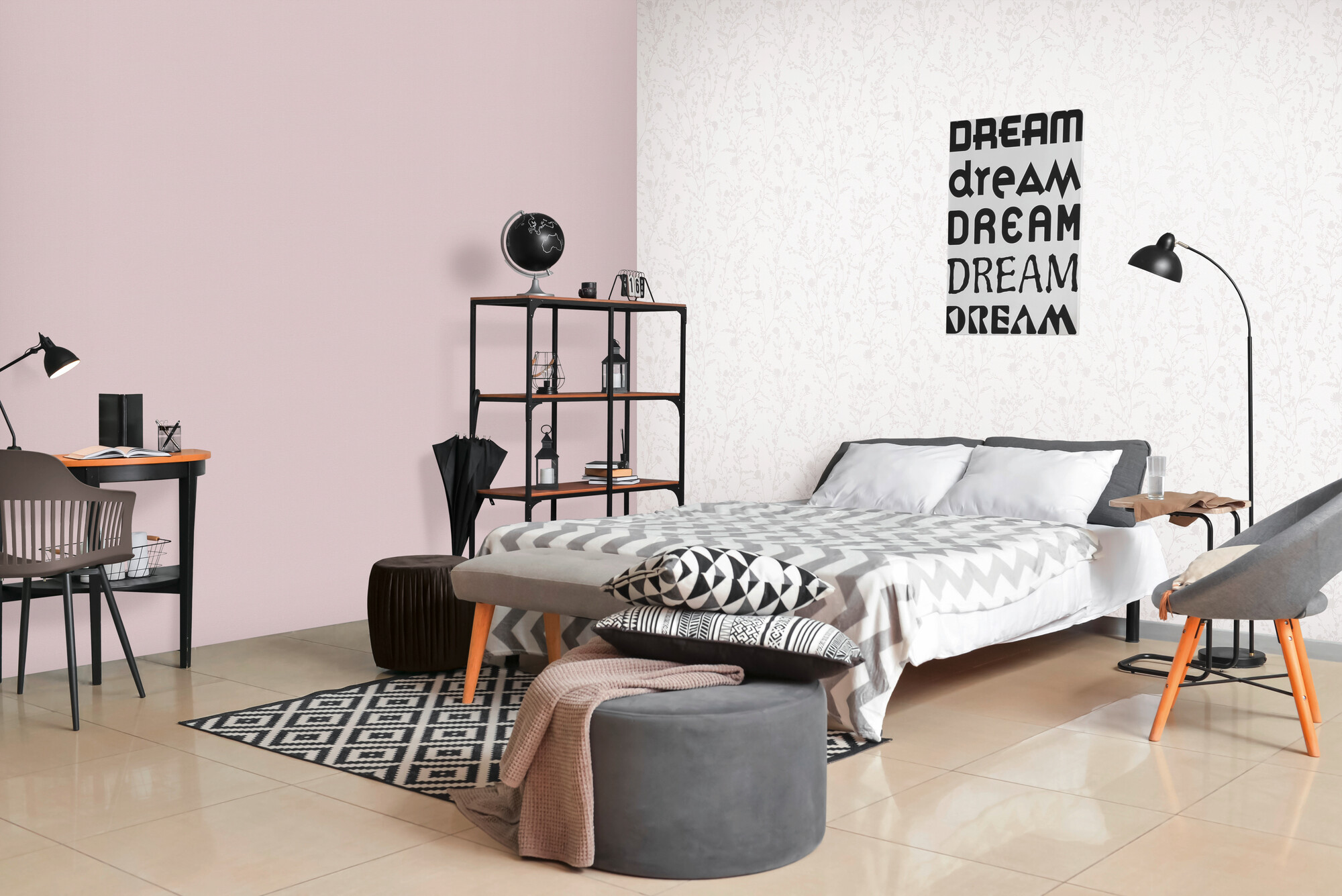 A.S.Creation Vliestapete hellgrau B/H/D: ca. 53x1005x8,3 cm