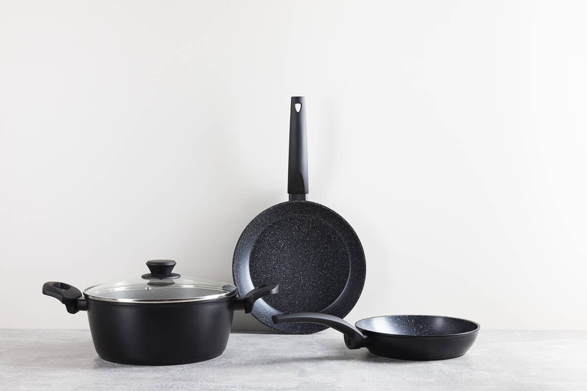 SAN IGNACIO Kochgeschirrset Tormes schwarz Aluminium 4 tlg.