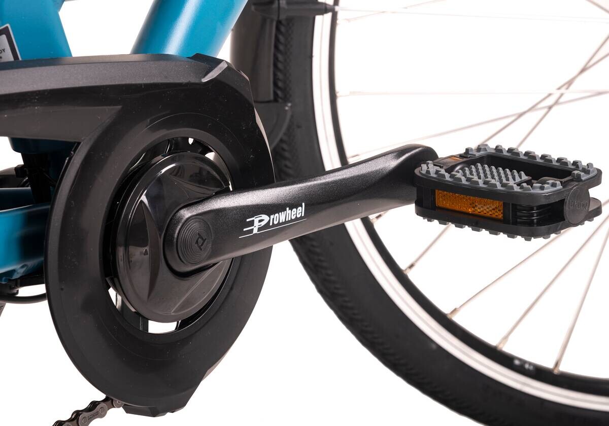 Hollandia City E-Bike Optima Basic KS188E 28 Zoll Rahmenhöhe 44 cm 7 Gänge türkis türkis ca. 250 W ca. 36 V ca. 28 Zoll