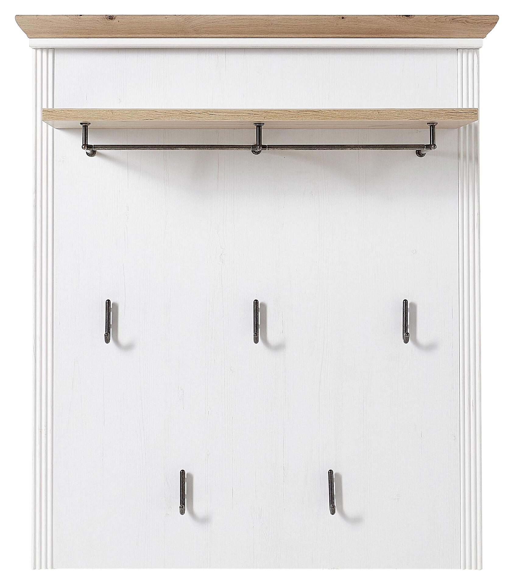 Garderobenpaneel Jasmin Pinie Nachbildung Eiche Artisan Nachbildung B/H/T: ca. 93x107x30 cm