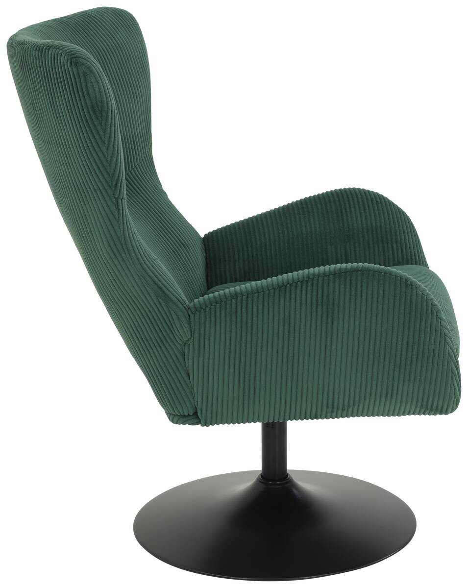 Sessel Samos grün Microfaser B/H/T: ca. 72x96x81 cm