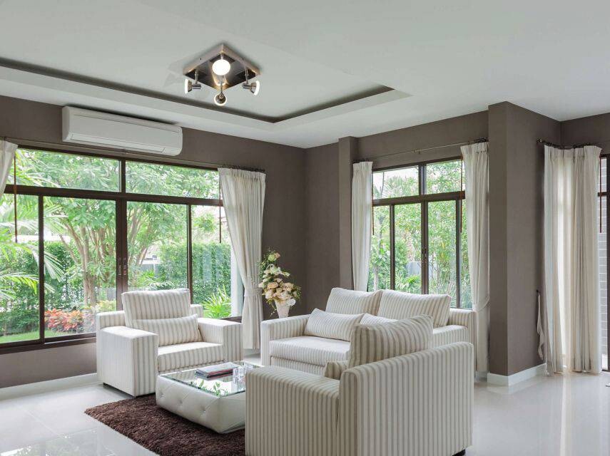 Näve Leuchten LED-Deckenleuchte NV1226942 Chrom Metall Glas B/H/T: ca. 28x13x28 cm 4 Brennstellen