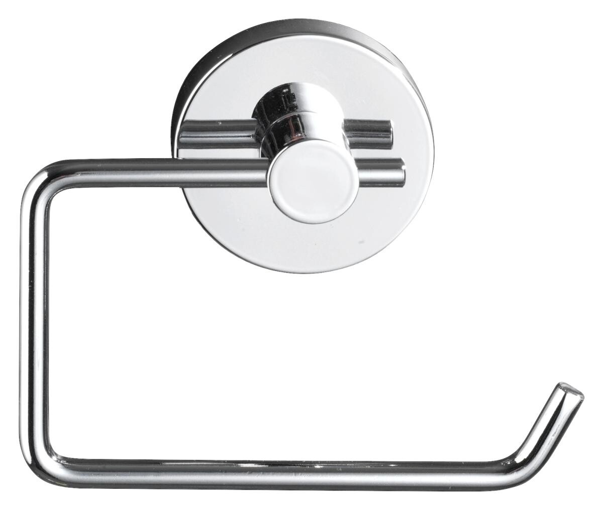 Toilettenpapierhalter Chrom Stahl B/H/L: ca. 13,5x10,5x3,7 cm