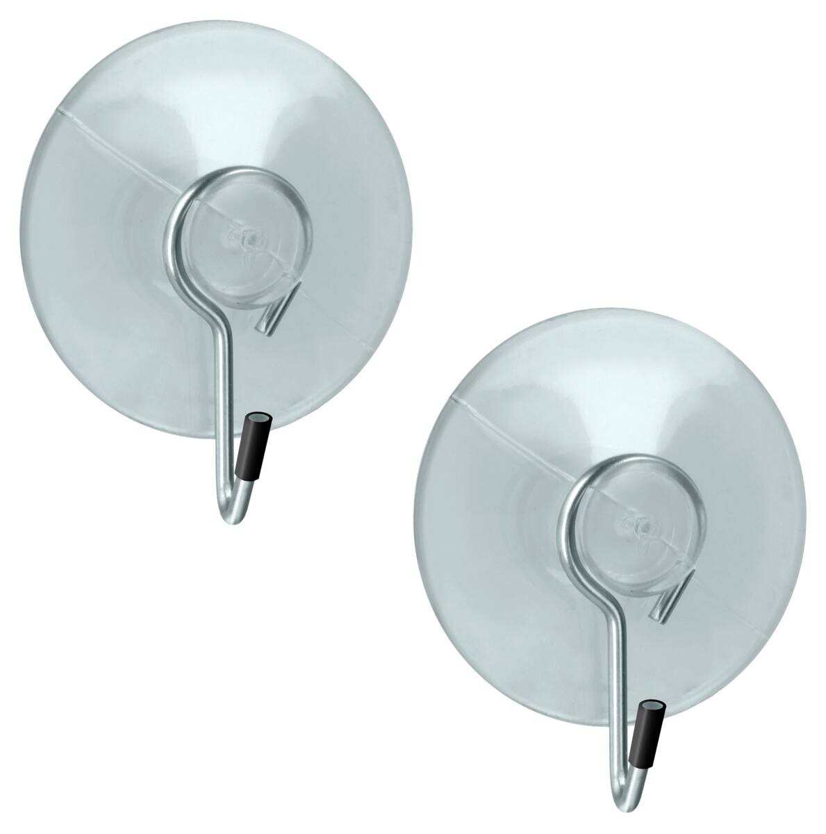 Saughaken transparent Kunststoff B/H/L: ca. 8,5x14,5x2,5 cm