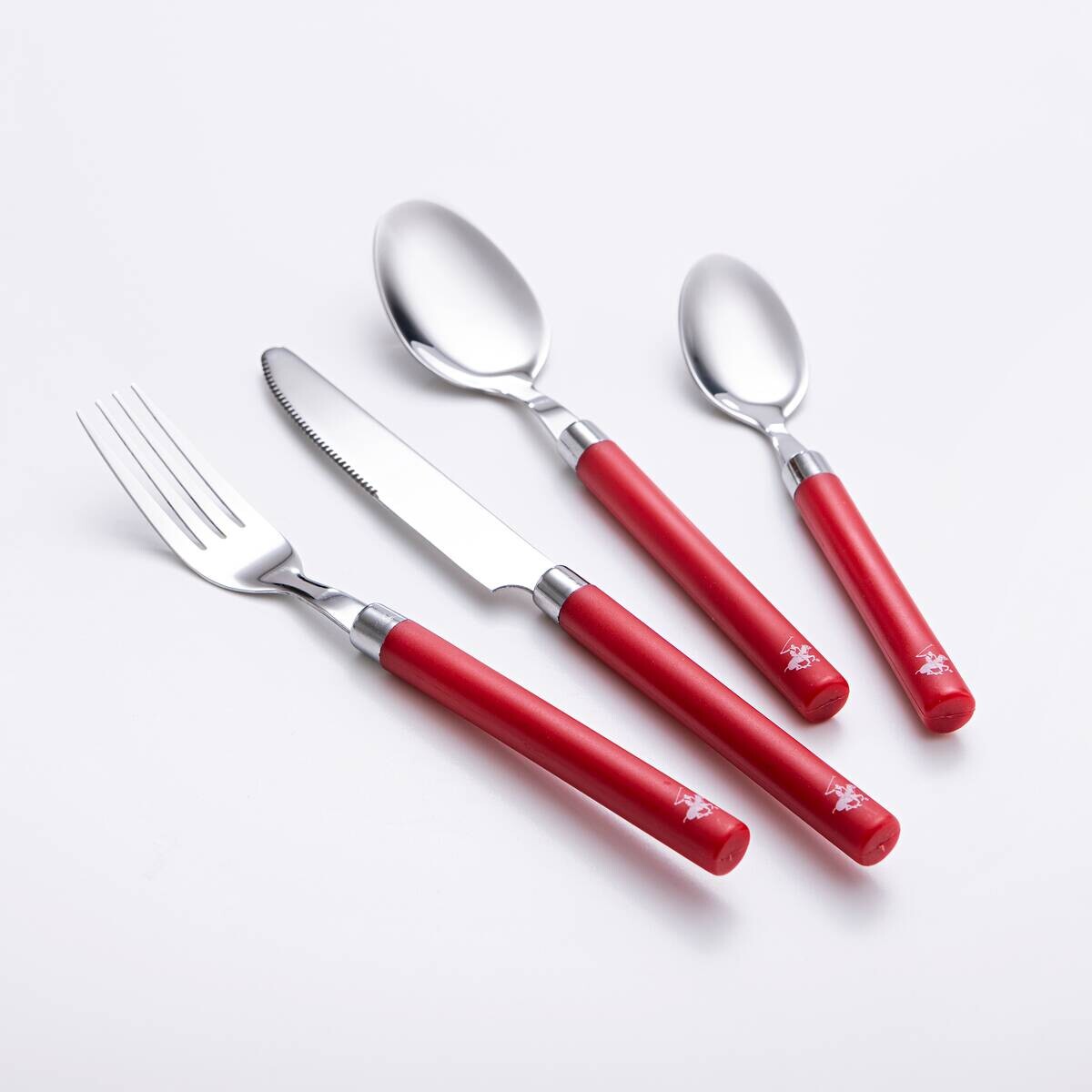 POLO CLUB Besteckset POLO CLUB rot Edelstahl 16 tlg.