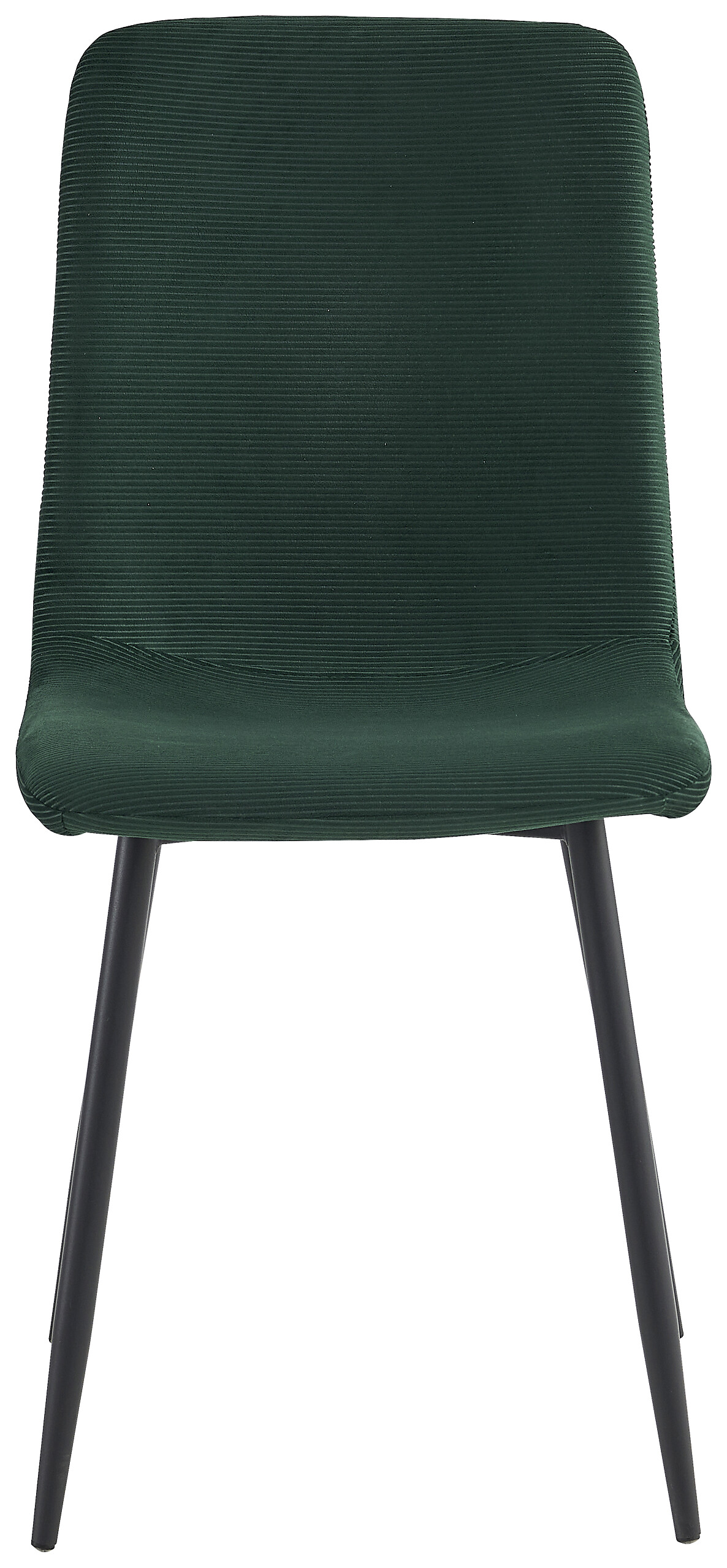 Stuhl Leipzig, 4er-Set moosgrün Microfaser B/H/T: ca. 44x92x54 cm