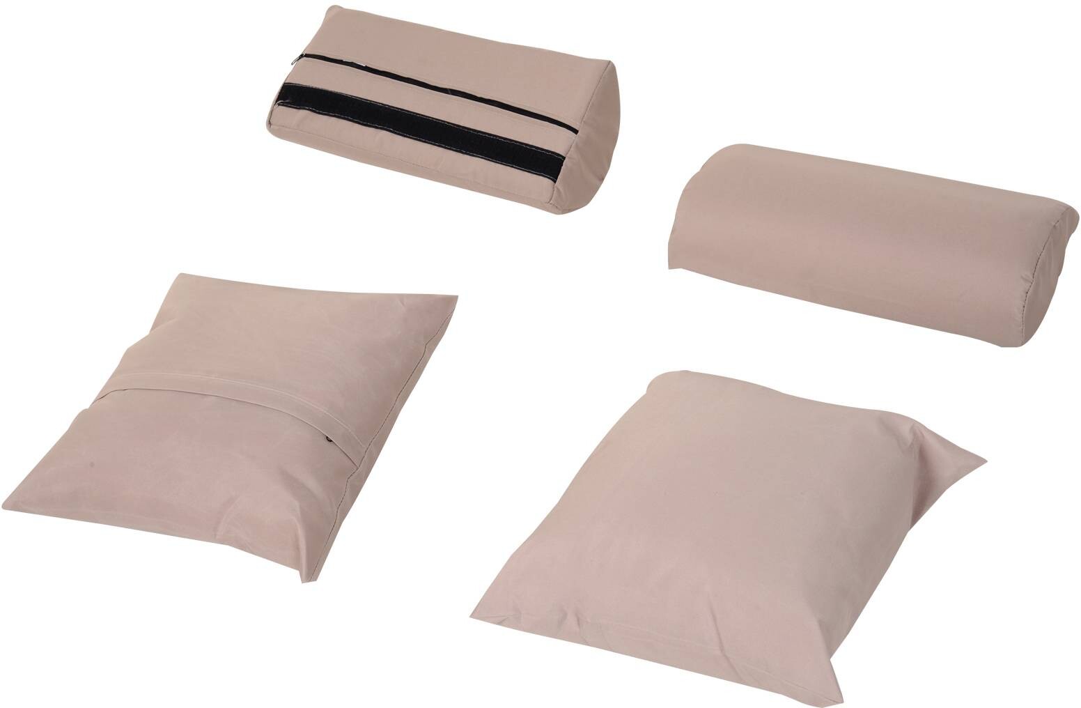 Outsunny Strandkorb hellbraun Metall B/H/T: ca. 118x150x79 cm