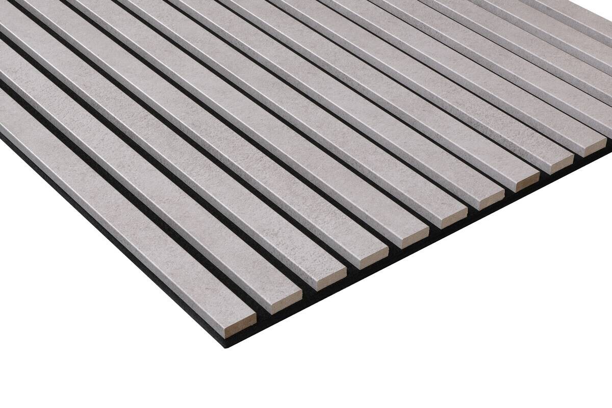 Wand- und Akustikpaneel Beton L/B/H: ca. 240x56,1x1,9 cm pro Stück