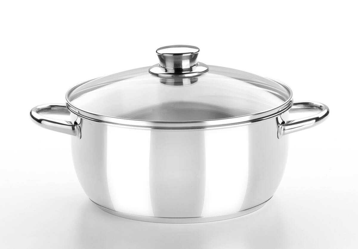 Monix Topfset Optima silber Edelstahl 4 tlg.