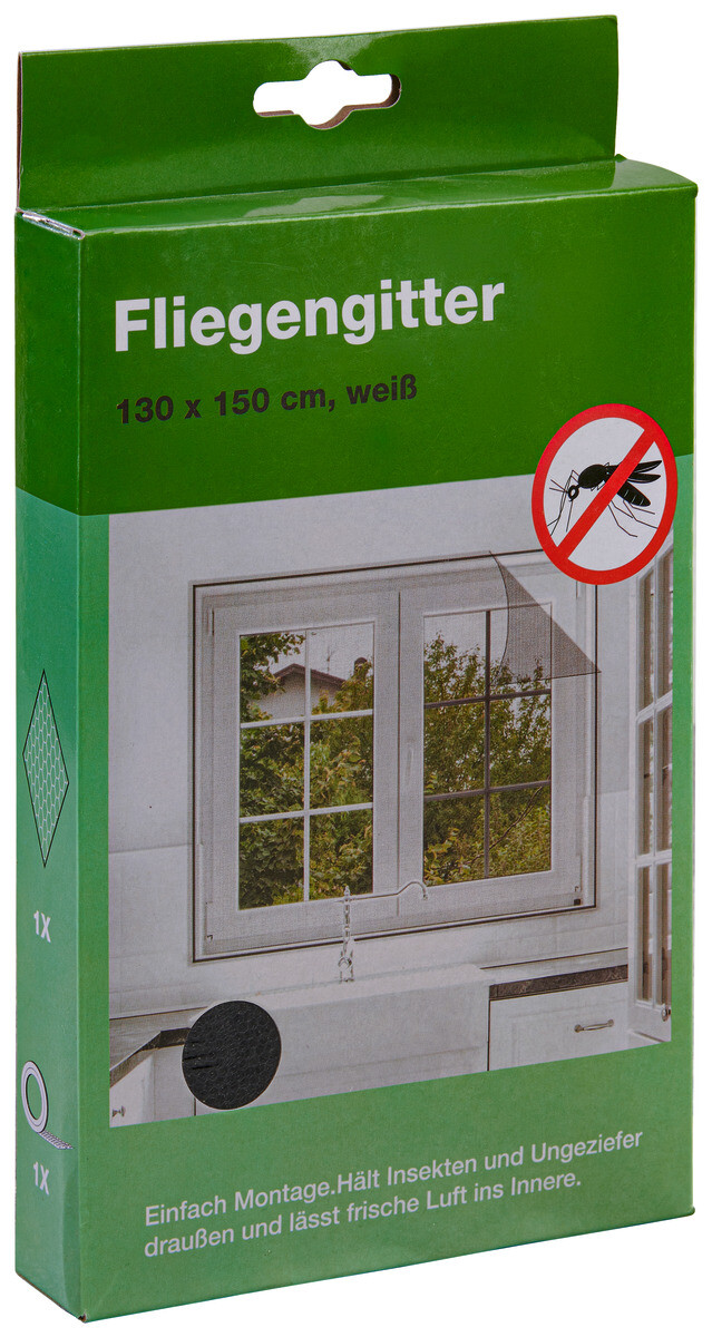 POCOline Fliegengitter schwarz B/L: ca. 150x130 cm