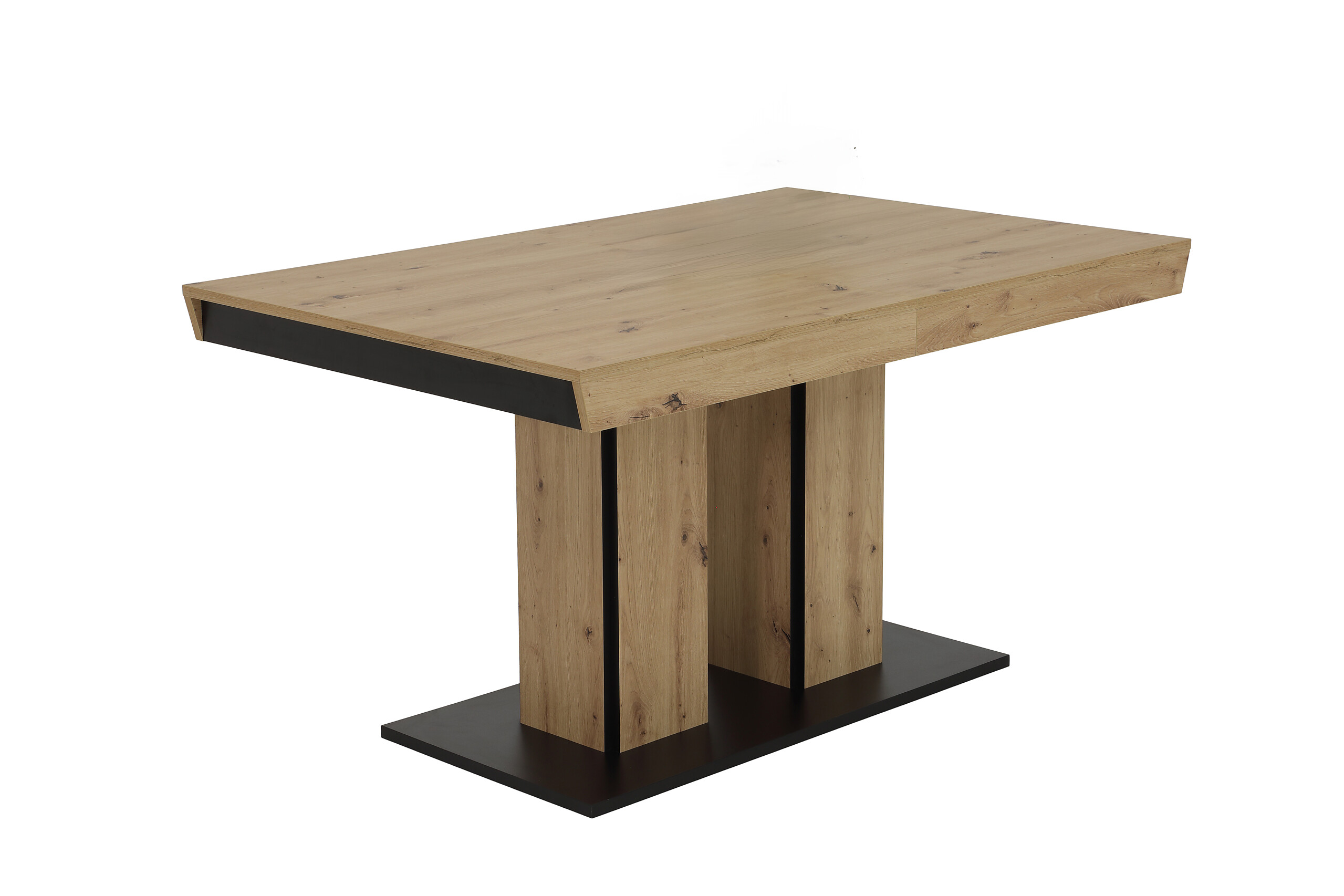 Essgruppe Britta I Eiche anthrazit Holzwerkstoff B/H/T: ca. 220x76x90 cm