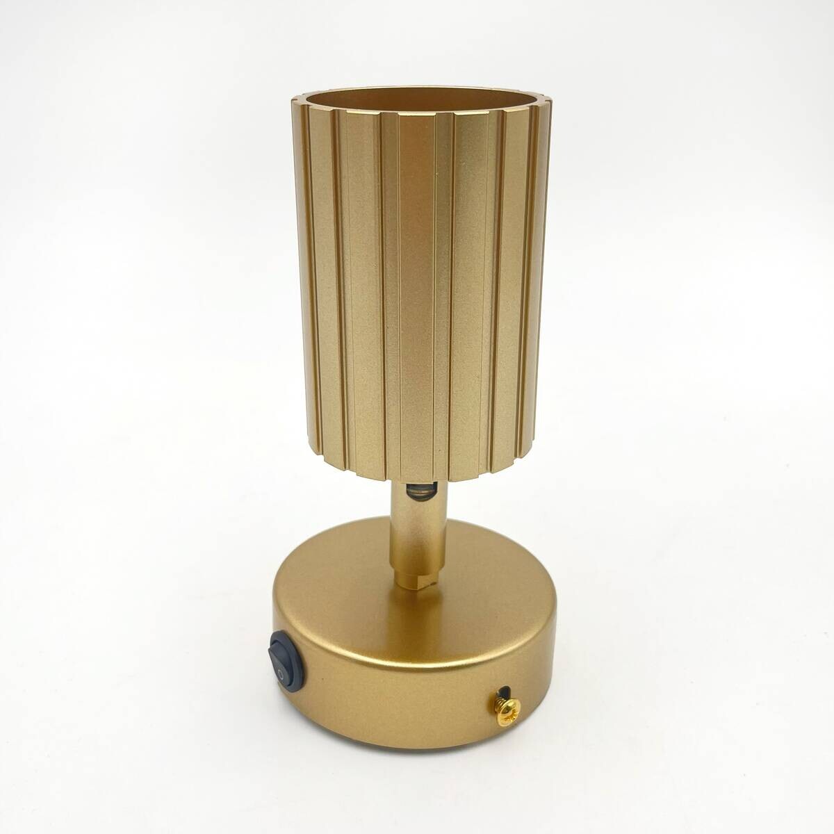 Lamkur Wandleuchte Prisma gold Stahl B/H/L: ca. 8x16x8 cm GU10 1 Brennstellen