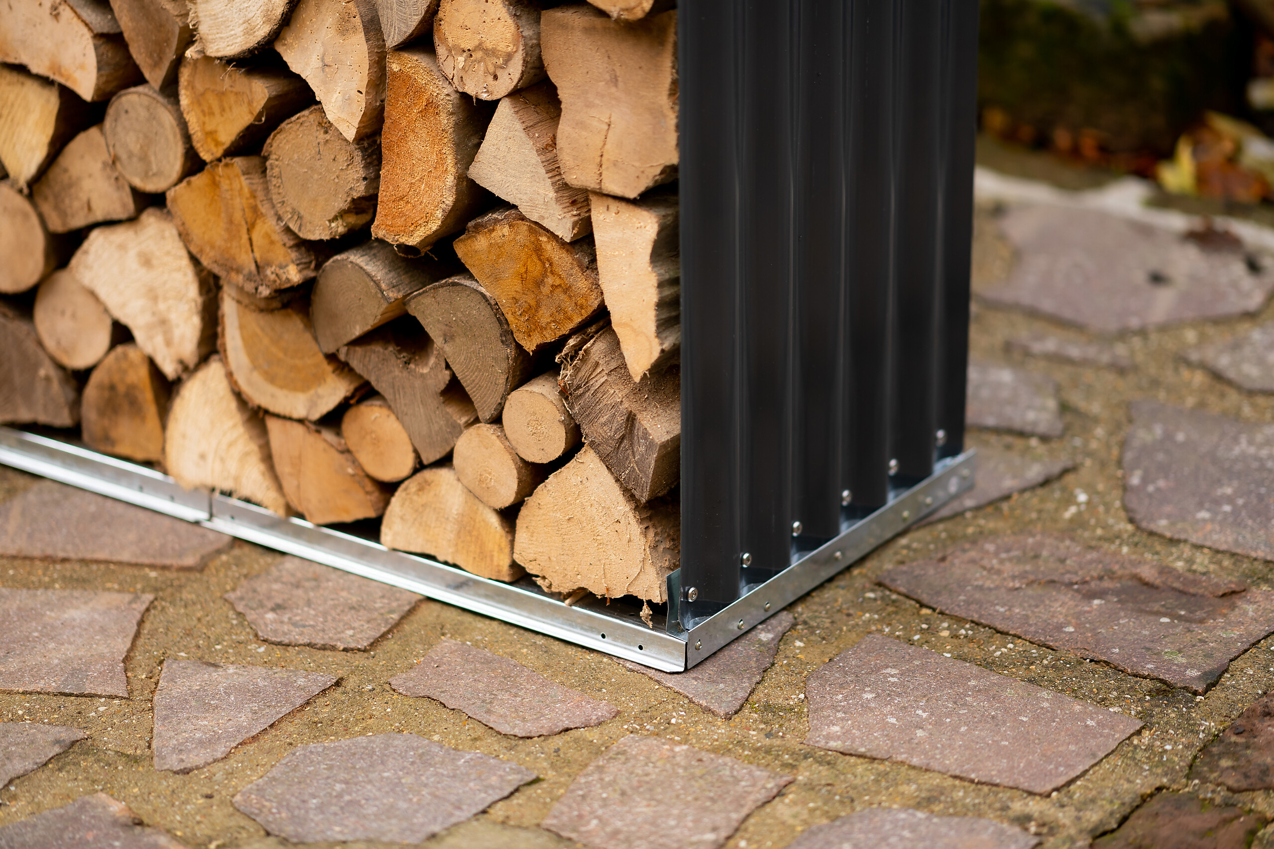 Westmann Kaminholzregal anthrazit B/H/L: ca. 46x111x212 cm